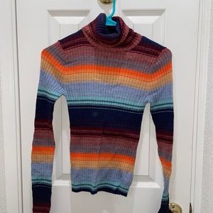 Rainbow American eagle turtleneck